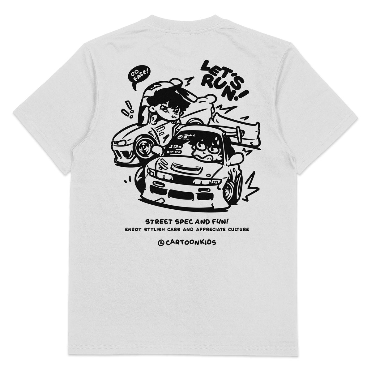 Lets Run (White Shirt)