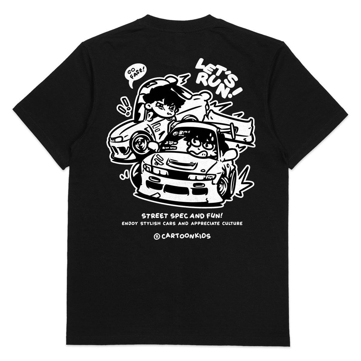 Lets Run (Black Shirt)