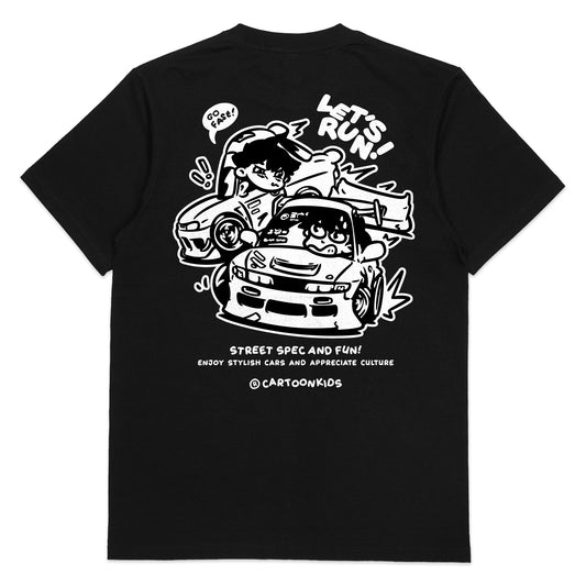 Lets Run (Black Shirt)