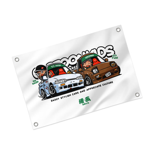 Toy Tandem – Wall Flag